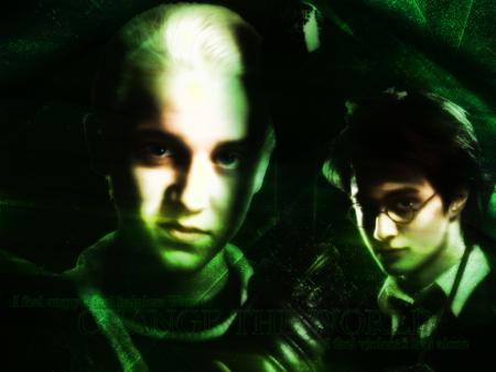 Draco malfoy,Harry potter.